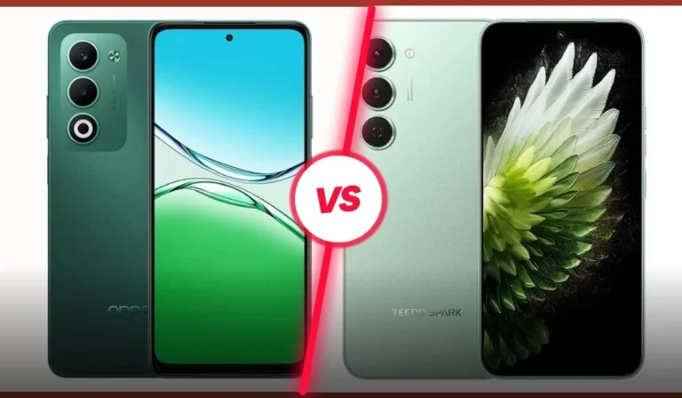 Oppo A5 4G vs Tecno Spark 40 Pro